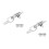 2Sets Silver Metal Toggle Buckles Secure Fasteners for Coat Cardigans 8