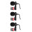 3Pcs Black Lavalier Mic Clip-on Omnidirectional for Computer Recording 7