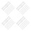 80Pcs Toilet Flush Button Replacement Springs Stainless Steel Silver 7