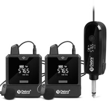 DEBRA PROFESSIONAL AUDIO Stage Wireless In-Ear Monitor Transmitter Receiver UHF IEM 501-599mHz for Music Audio Monitoring Live