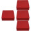 4Pcs Red Candy Boxes Small Cookie Packaging Tins with Lid 8