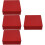 4Pcs Red Candy Boxes Small Cookie Packaging Tins with Lid 9