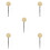 5Sets Traditoneel Koperen Percussie Instrument Voor Tempel Rituelen 4