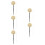 5Sets Traditoneel Koperen Percussie Instrument Voor Tempel Rituelen 5