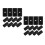 24Pcs Mini Foosball Table Locators Black Plastic Replacement Parts Set 5