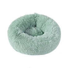 (110cm, Green) Extra Large Calming Dog Cat Bed, Plush Donut Pet Bed for Large Medium Small Dogs Cats, Soft Washable Cushion 50-110cm