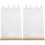 2Pcs Double-Sided Acrylic Display Stand Light Yellow Menu Sign Holder 4