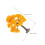 2Pcs Fairy Garden Mini Maple Tree Model Realistic Plastic Decoration 3