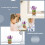 Crochet Kit DIY Lavender Crochet Kit with Needles Plush Doll Easy 4