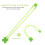 40Pcs Assorted Color Silicone Bands Reusable Elastic Kitchen Straps 7