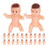 450Pcs Small Mini Plastic Babies Chocolate for Baby Shower Decorations 2