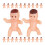 450Pcs Small Mini Plastic Babies Chocolate for Baby Shower Decorations 3