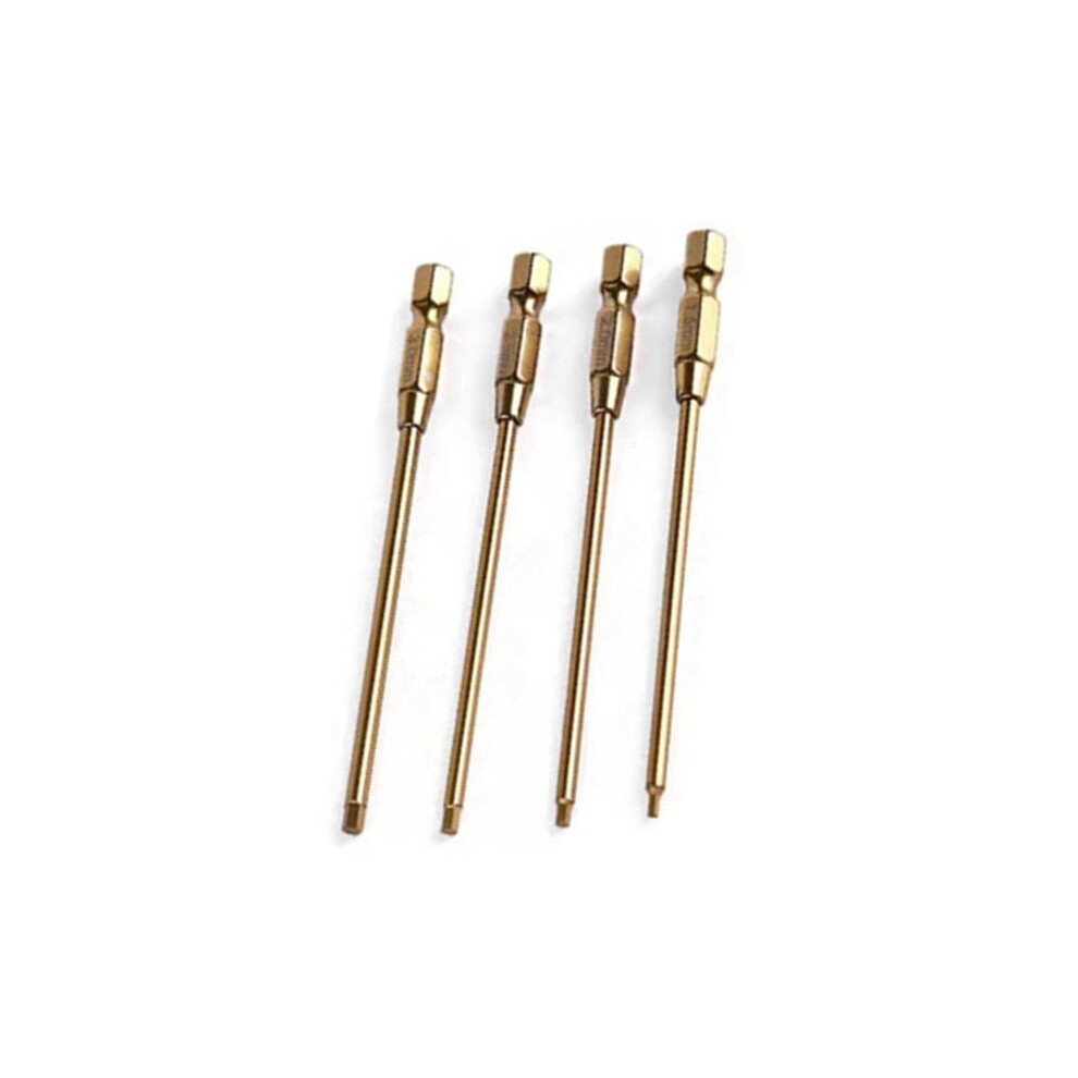 4 Pack Metal 1.5 2.0 2.5 3.0Mm Hex Screwdriver Set For Rc Models 6034186009087