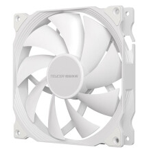 TEUCER AF14025 PC Cooling Fan 4PIN PWM 140mm Computer Case Cooling System Fan Low Noise PC Gamer CPU Cooler White