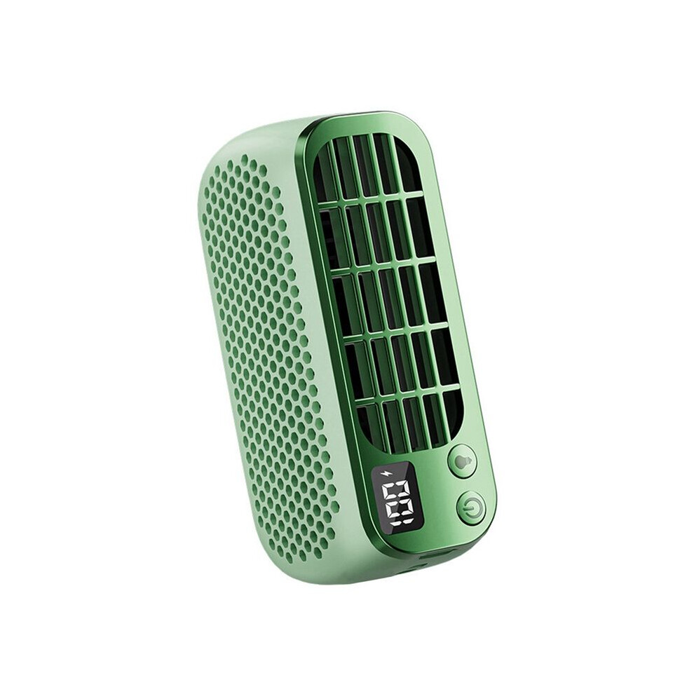 Handheld Fan Hanging Neck Small Fan Bladeless Portable Five-Speed Adjustable Fan Low Noise Desktop Fan 6132206264321