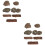 14St Levendige Mini Landschap Model Toy Set Met En 7