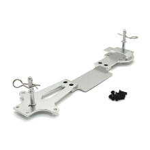 RC Auto Upgrade Tweede Verdieping Set voor  144016 144018 144001 144002 144010 RC Auto Upgrade Onderdelen Zilver