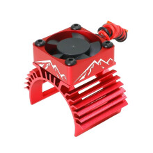 540 550 3650 3660 3674 Motor Heatsink Cooling Fan RC Car Radiator Fan Motor Heat Sink Cooler Heat Fin Red