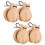 16Paren Draagbare Khaki Finger Castagnetten Instrument 3