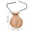 16Paren Draagbare Khaki Finger Castagnetten Instrument 4