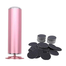 Electric Foot Callus Remover Electric Foot Polisher+60pcs Replace Sandpaper Discs for Men Women Cracked Heels UK Plug
