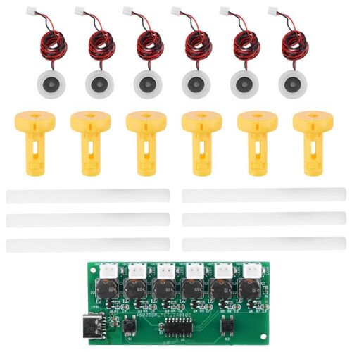 Type-C USB  Humidifier DIY Kits Mist Maker and Driver Circuit Board 6 Fogger Atomization Film Atomizer Sheet(B)