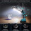 2000LM LED Work Light for  20V Lithium-Ion Battery Portable Light Horizontal Light Outdoor Handheld Flashlight 35W 5