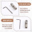 M16 Rotary Screw Quick-Release Swivel Adapter for TPE Doll Multi-Angle Swing Universal Interface Rotatable 3