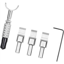 Leather Carving Swivel Knife Leather Carving Tool Non Slip Handle Leather Working Tools Rotary Knife