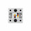 Chain Encoder Rotary Encoding Input Node Module Integrated AB Knob Encoder Programmable RGB LED HY2.0-4P Interface 2