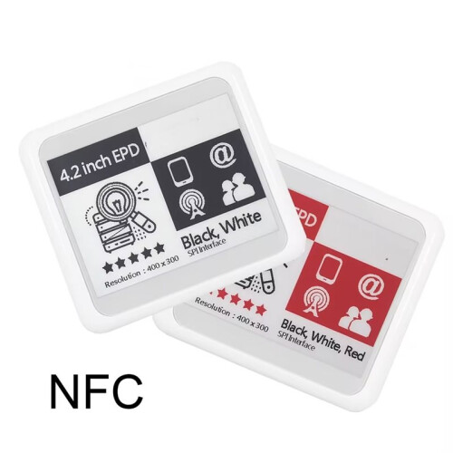 Etiqueta Eletrônica de Prateleira (ESL) NFC de 4,2 Polegadas, Passiva e Sem Bateria, com Display de Tinta Eletrônica Sem Fio GDN042R 2
