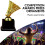 Gold Badminton Trophy Cup - Party Decor Gift 3