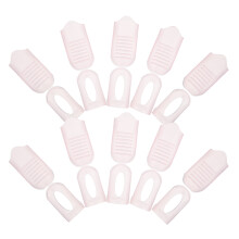 20Stk Kunststoff Nagelentferner Clips Pink Für Schnelles Soak-Off Gel