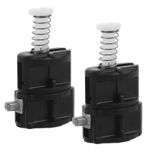 2Pièces Accessoires Universels Réparation En PVC Noir Durable