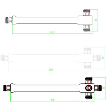 Communication Wireless Intercom Power Divider N-Type 800-2700MHz UHF Digital Cluster