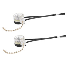 2X Lighting Ceiling Fan Light W Pull Chain 3A 250VAC 6A 125VAC