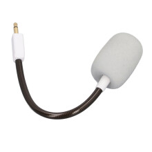 Microfono bianco di ricambio per cuffie da gioco V2 e V2 Pro, 3,5 mm
