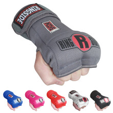 RINGSIDE Quick Wrap Muay Thai MMA Kickboxing Training Boxing Hand Glove Wraps(Pair)gray S/M