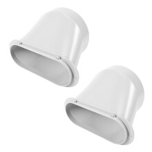 2X Window Adaptor Connector Exhaust Hose for Portable Air Conditioner Kit Plate