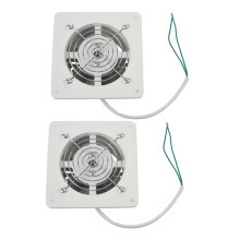 2X 4 Inch 20W 220V High Speed Exhaust Fan Toilet Kitchen Bathroom Hanging Wall Window Glass Small Ventilator Extractor