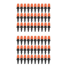 100 Pcs Drip Irrigation Spray Nozzle, Water Spray Nozzle, Adjustable in 2 Modes: Water Mist and Water Column