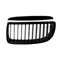 Car Front Kidney Grill Front Hood Grill Single Vertical Grille for 3 Series E90 E91 2005-2008