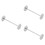 3Pièces Support Baguettes Table Acier Simple 8