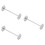 3Pièces Support Baguettes Table Acier Simple 9