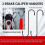 Brake Tools Caliper Piston Compressor Tool, Brake Caliper Compression Tool Kit with 2 Hooks, Large Red Disc Brake Repair 7