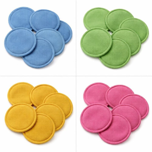 Universal Replacement Round Cloths Fish Scale Mop Pads , for     Vacuum Accessories 12 Pcs 2