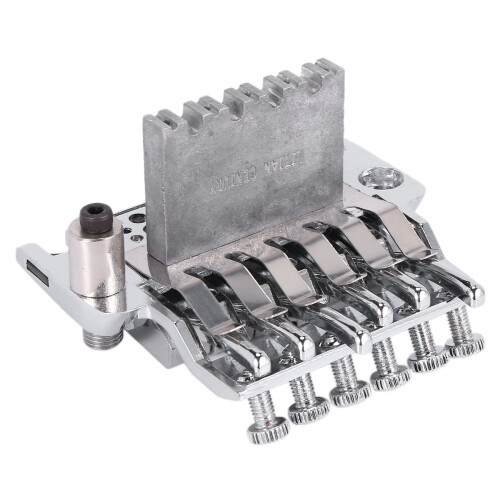 Un Set di Tremolo Bridge Double Locking System Pulled Guitar String Bridge Accessori per Chitarra Bridge Parts