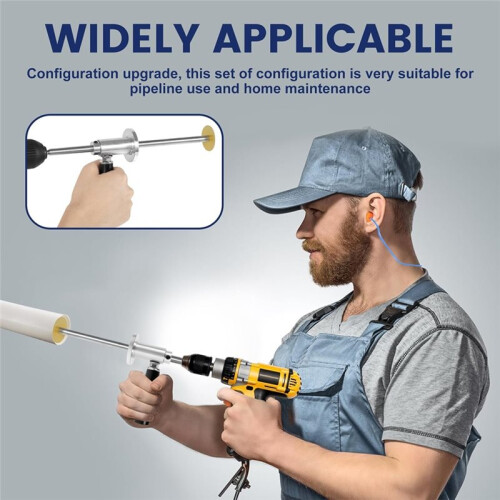Inside Pipe Cutter for PVC Pipe, Inside Pvc Pipe Cutte, PVC Pipe Cutter Tool Set with Adjustable Depth Gauge for Plastic 2
