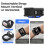 AMAGISN Multifunctional Vision Dock Wrist Strap Silicone Case for  Osmo  Camera Body Screen Protective Case Cover 6