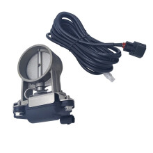 Car Exhaust Pipe Electronic Valve Kit Universal 76MM Button Controller Kit Controller